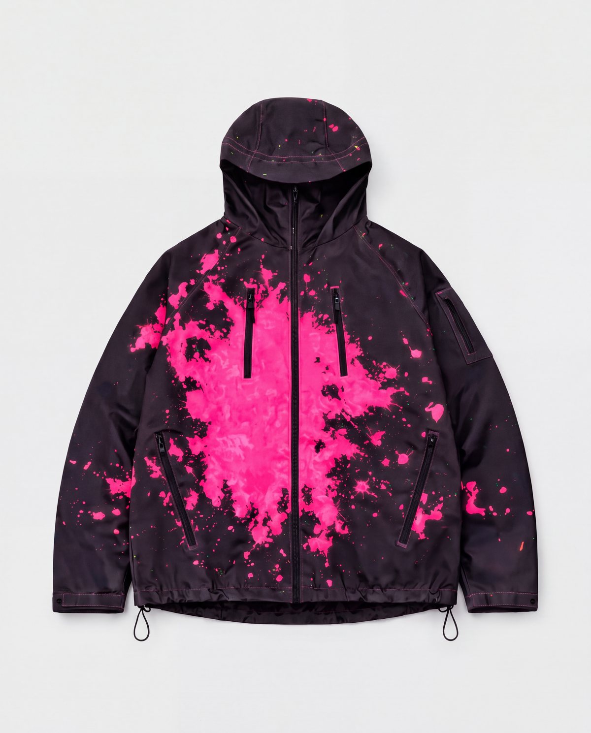 The AVYRO jacket wet, pink splash